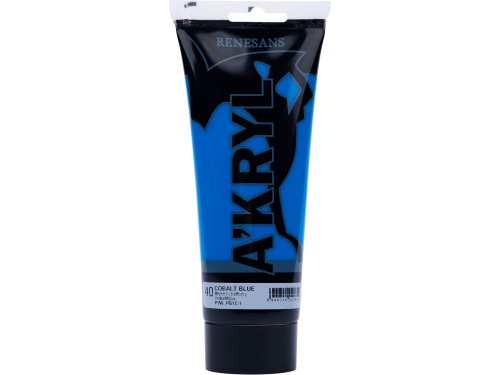 Farba akrylowa A'kryl - Renesans - błękit kobaltowy, 200 ml