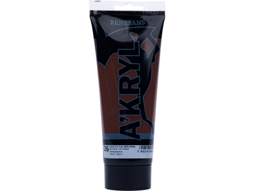 Farba akrylowa A'kryl - Renesans - brunatna van dycka, 200 ml