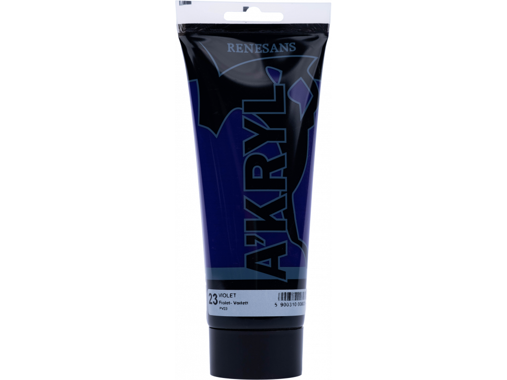 Acrylic A'kryl paint - Renesans - violet, 200 ml
