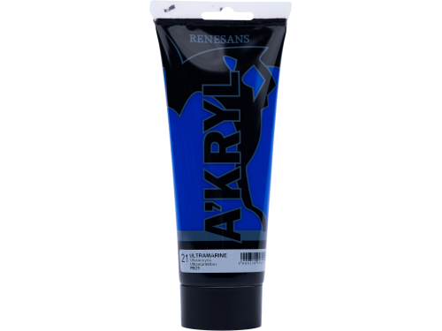 Farba akrylowa A'kryl - Renesans - błękit ultramaryna, 200 ml