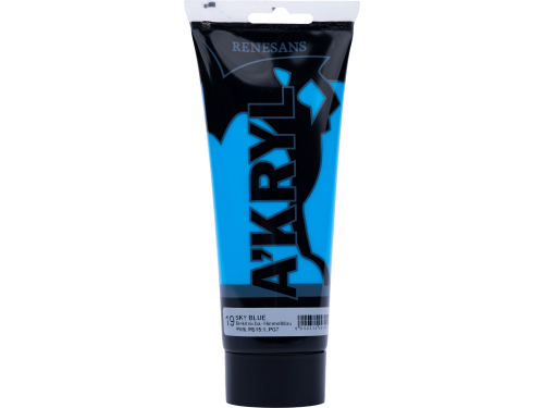 Farba akrylowa A'kryl - Renesans - błękit nieba, 200 ml