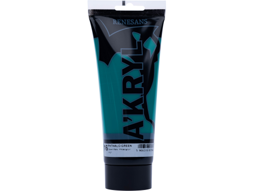 Farba akrylowa A'kryl - Renesans - zieleń ftalowa, 200 ml