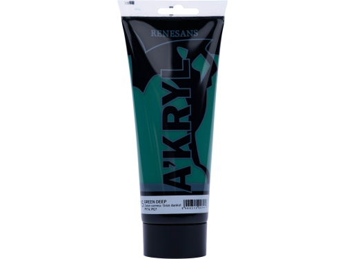 Farba akrylowa A'kryl - Renesans - zieleń ciemna, 200 ml