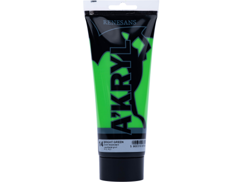 Acrylic A'kryl paint - Renesans - green bright, 200 ml