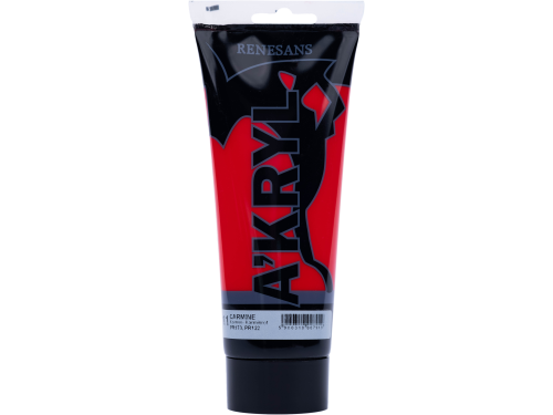 Acrylic A'kryl paint - Renesans - carmine, 200 ml
