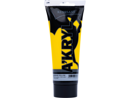 Farba akrylowa A'kryl - Renesans - żółć średnia, 200 ml