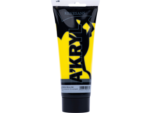 Farba akrylowa A'kryl - Renesans - żółć cytrynowa, 200 ml
