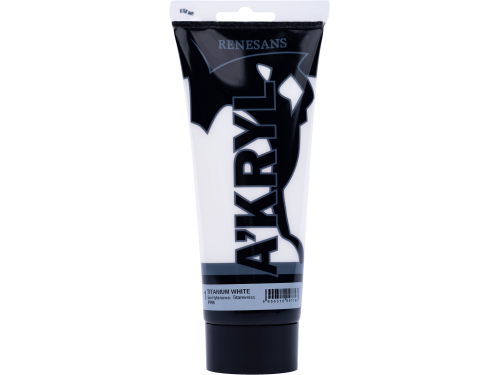 Farba akrylowa A'kryl - Renesans - biel tytanowa, 200 ml