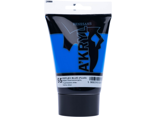 Acrylic A'kryl paint - Renesans - reflex blue, 100 ml