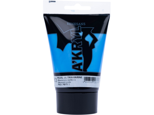 Acrylic A'kryl paint - Renesans - pearl ultramarine, 100 ml