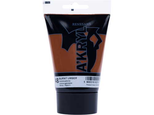 Farba akrylowa A'kryl - Renesans - umbra palona, 100 ml