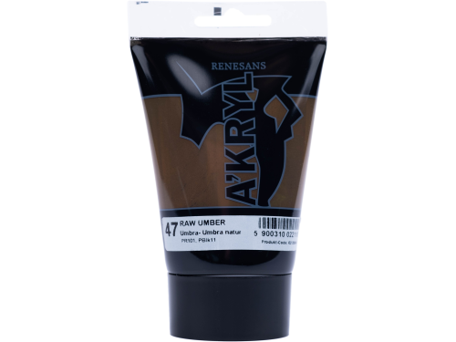 Acrylic A'kryl paint - Renesans - raw umber, 100 ml