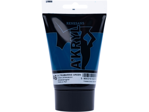 Acrylic A'kryl paint - Renesans - ultramarine green, 100 ml