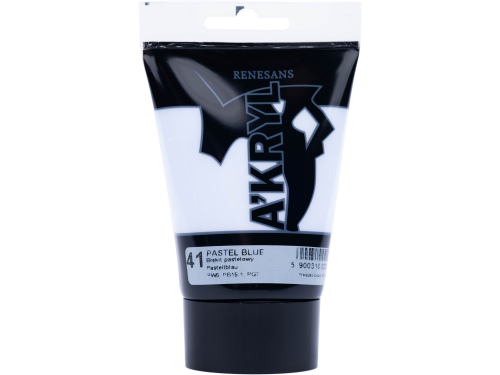 Acrylic A'kryl paint - Renesans - pastel blue, 100 ml