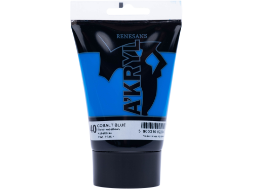 Farba akrylowa A'kryl - Renesans - błękit kobaltowy, 100 ml