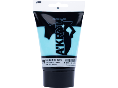 Farba akrylowa A'kryl - Renesans - turkusowy, 100 ml