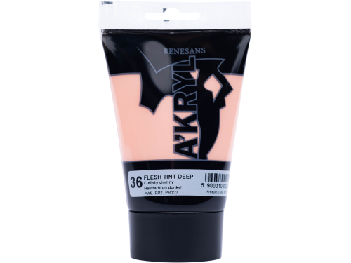 Acrylic A'kryl paint - Renesans - flesh tint deep, 100 ml