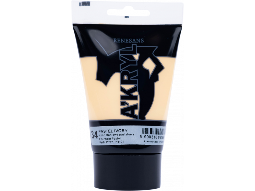 Farba akrylowa A'kryl - Renesans - avorio pastelowy, 100 ml