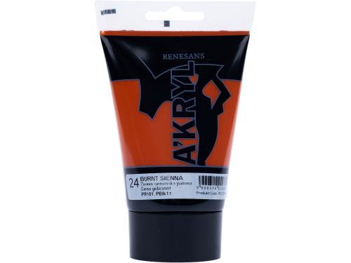Farba akrylowa A'kryl - Renesans - siena palona, 100 ml