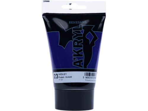 Acrylic A'kryl paint - Renesans - violet, 100 ml
