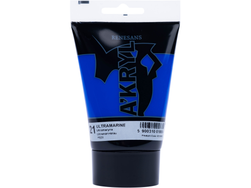 Acrylic A'kryl paint - Renesans - ultramarine, 100 ml