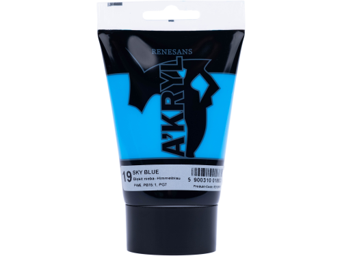 Farba akrylowa A'kryl - Renesans - błękit nieba, 100 ml