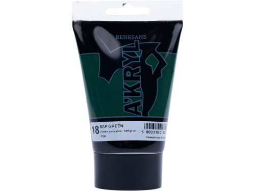 Farba akrylowa A'kryl - Renesans - soczysta zieleń, 100 ml