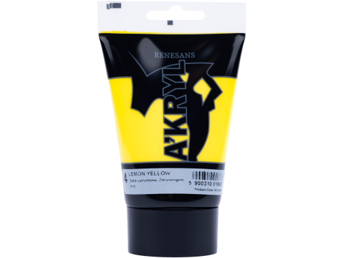 Farba akrylowa A'kryl - Renesans - żółć cytrynowa, 100 ml