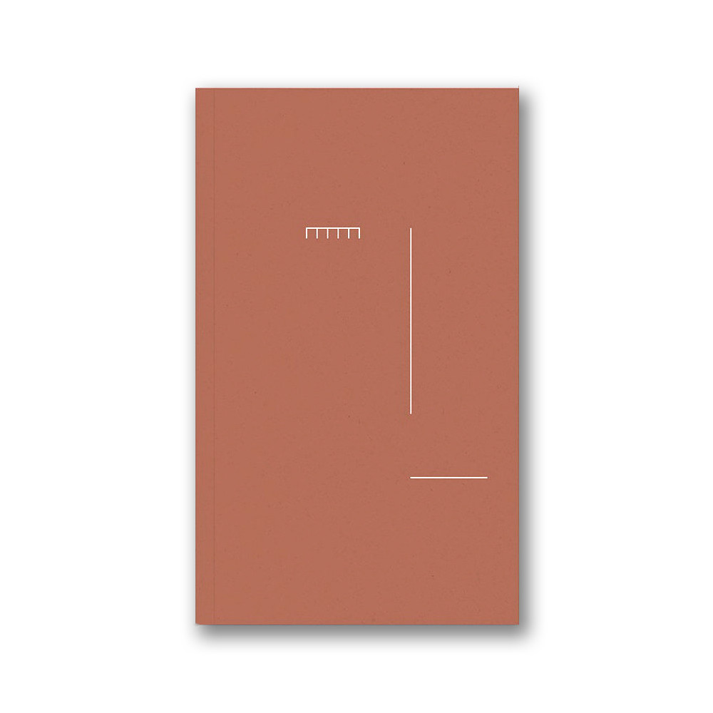 Kleks Notebook - Papierniczeni - plain, terrakota