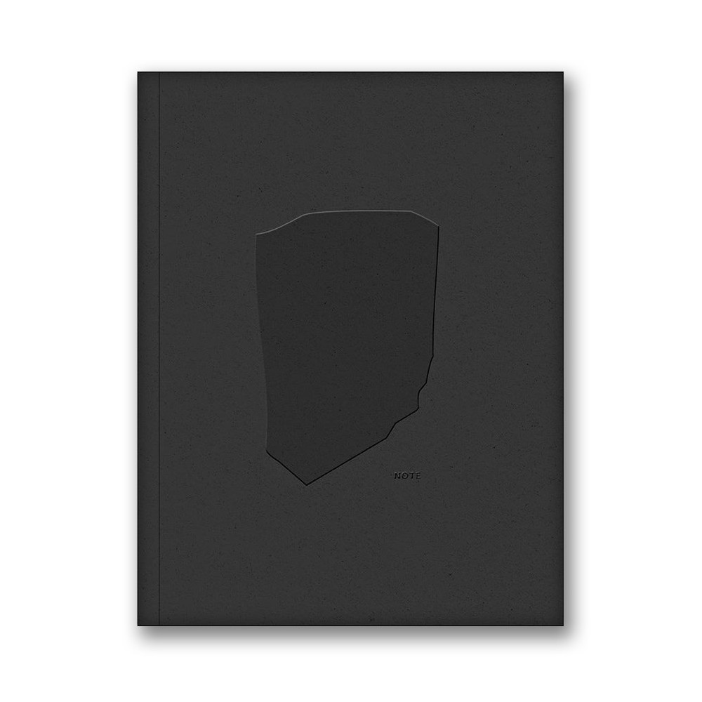 Notes Monolit - Papierniczeni - w kropki, czarny