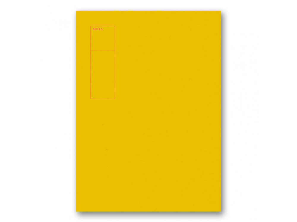 Light Notebook - Papierniczeni - plain, yellow