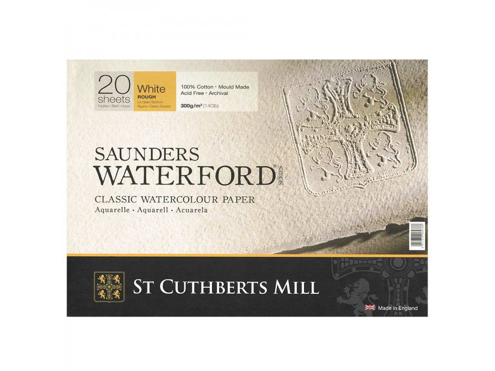 Saunders Waterford watercolor paper pad - rough, 51 x 36 cm, 300 g, 20 sheets