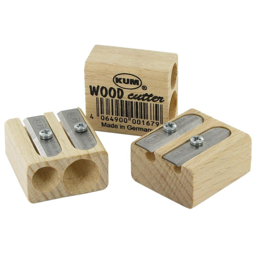 Wooden double sharpener - KUM