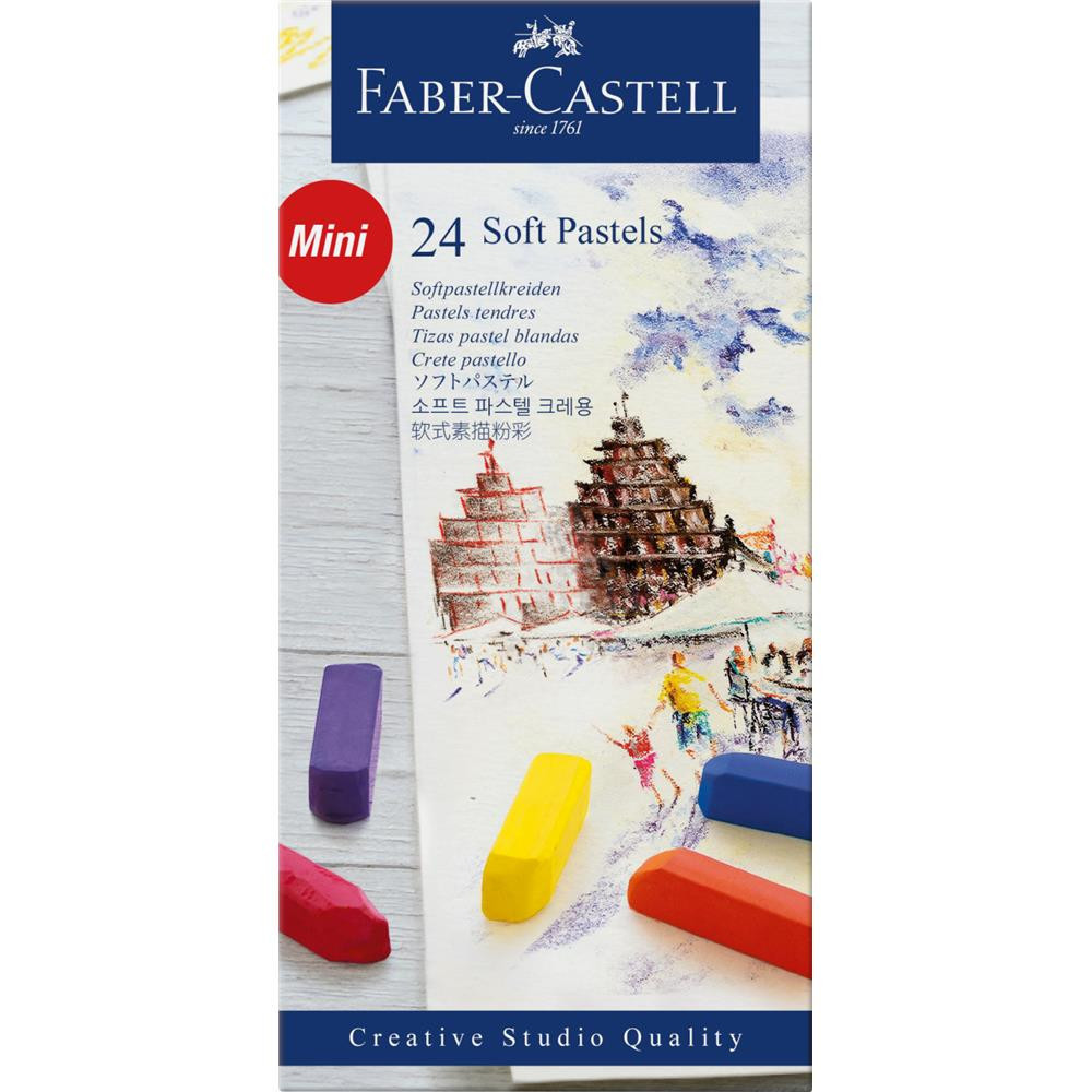 Mini Creative Studio soft pastels - Faber-Castell - 24 colors