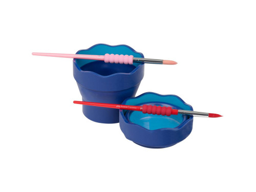 Foldable Clic&Go water cup - Faber-Castell - blue