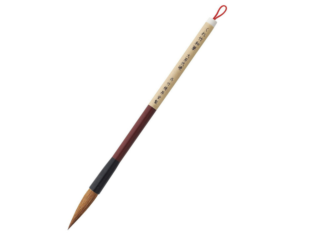 Wahitsu calligraphy brush - Kuretake - brown, no. 4