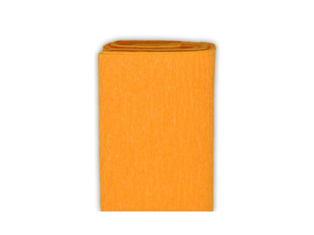 Bibuła marszczona - jasnopomarańczowa, 50 x 200 cm