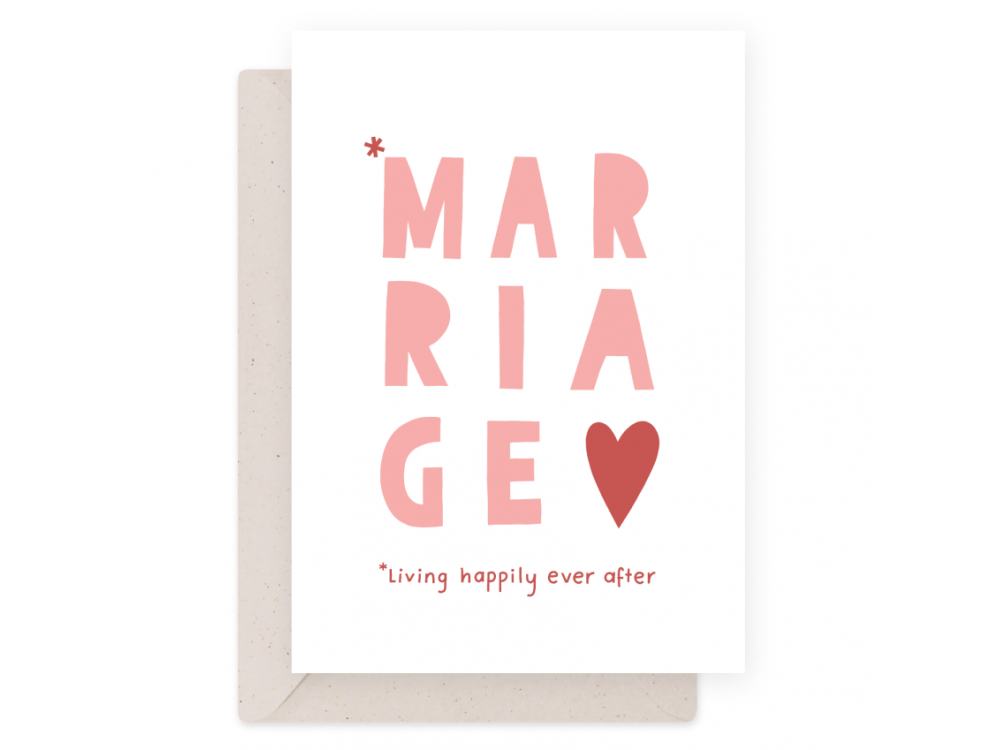 Greeting card - Eökke - Marriage, 12 x 17 cm