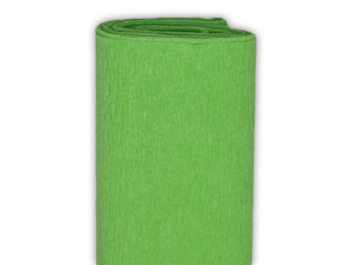 Bibuła marszczona - jasnozielona, 50 x 200 cm