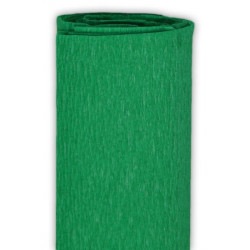Bibuła marszczona, krepina - zielona, 50 x 200 cm
