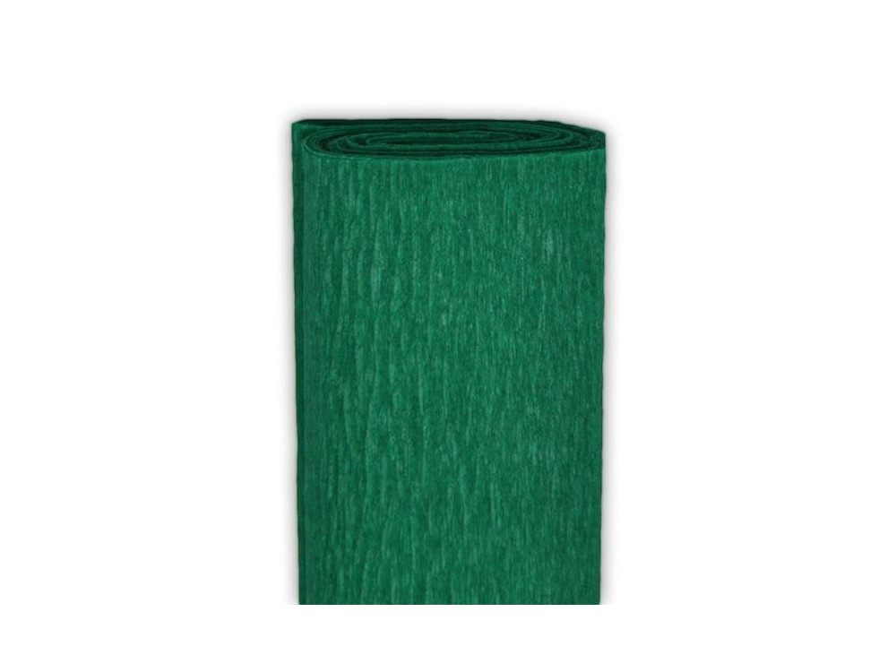 Bibuła marszczona, krepina - zielona jodła, 50 x 200 cm