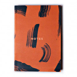 Notebook Burnt Peach Shadow A5 - The Completist. - dotted, softcover, 90 g/m2