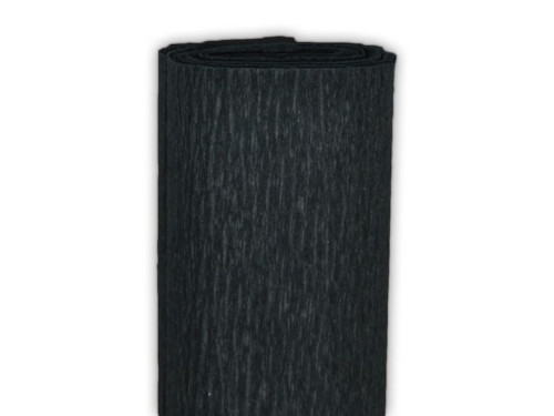 Crepe Paper 50 x 200 cm Black