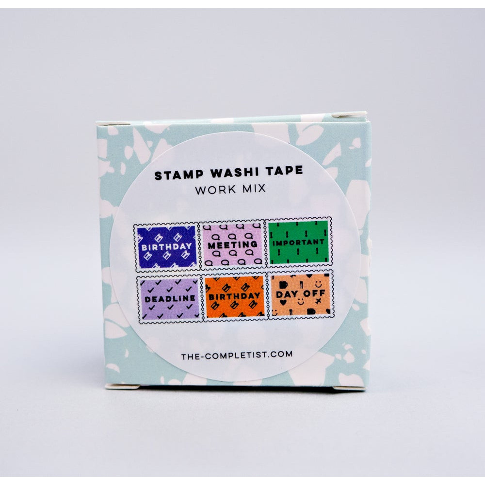 Taśma papierowa washi Work Mix Stamp - The Completist.