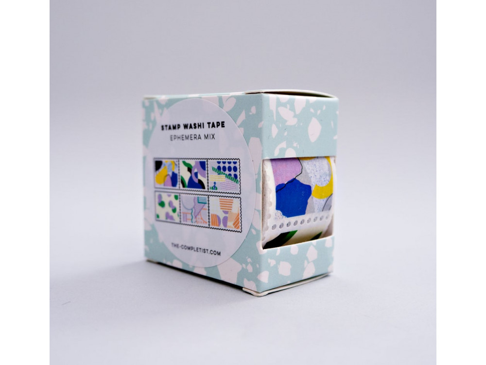 Washi paper tape Ephemera Mix Stamp - The Completist.