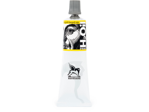 H2Oil relief paint, ink for linocut - Renesans - Yellow, 60 ml