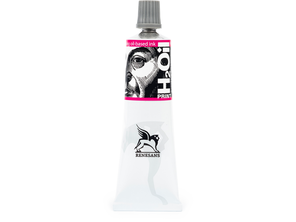 H2Oil relief paint, ink for linocut - Renesans - Red, 60 ml