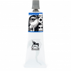H2Oil relief paint, ink for linocut - Renesans - Primary Blue, 60 ml