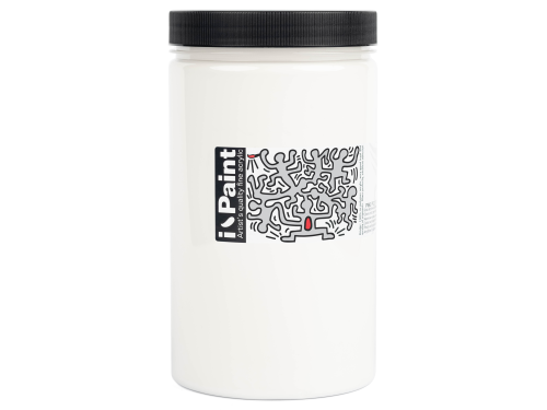 Farba akrylowa I-Paint - Renesans - 01, titanium white, 1200 ml