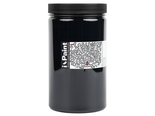 Acrylic paint I-Paint - Renesans - 18, Carbon Black, 1200 ml